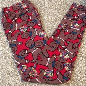 OS Gingerbread LuLaRoe leggings